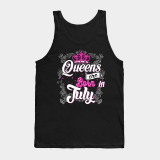 Queens are born in July Tank Top